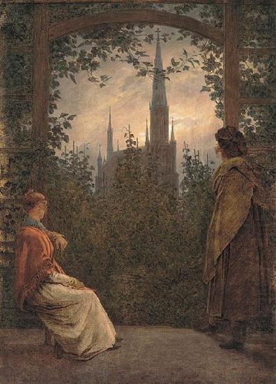 Caspar David Friedrich Gartenlaube in Greifswald china oil painting image